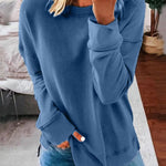 Women's Relaxed Crew Neck Pullover Sweater