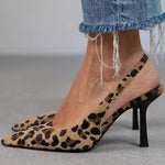 Avery™ | D'Orsay Leopard Heels