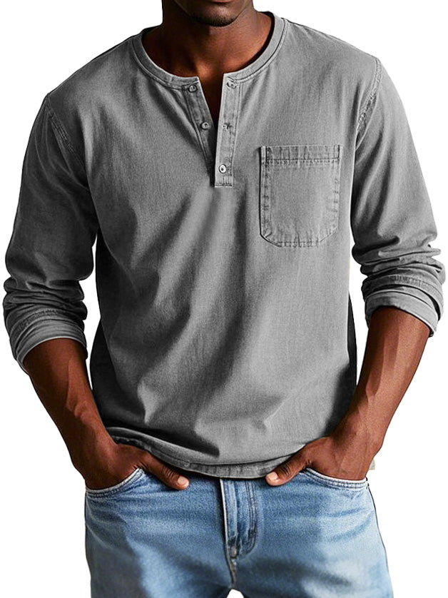 Thomas™ | Vintage Long Sleeve Shirt