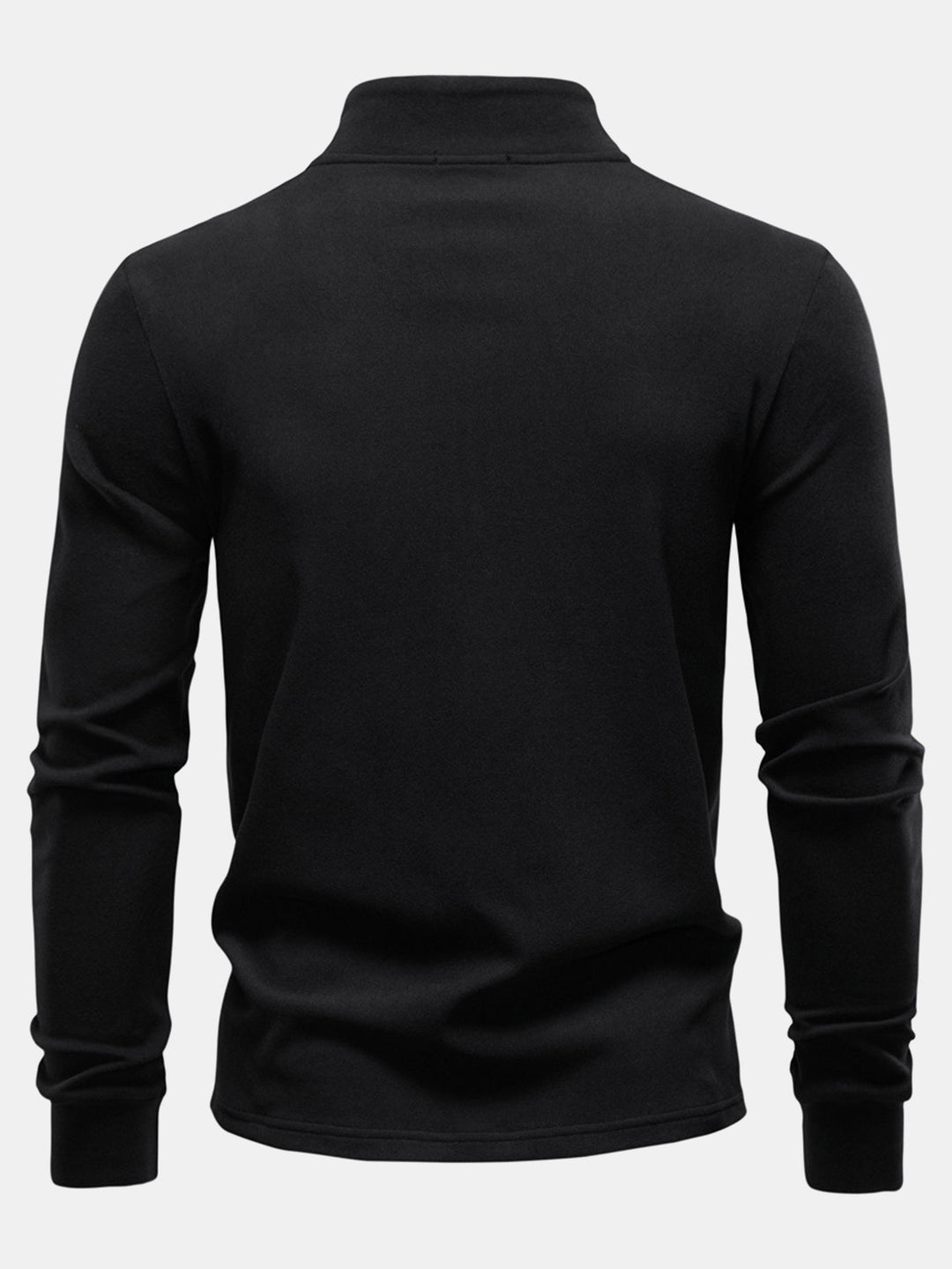 Quarter Zip Long Sleeve T-Shirt
