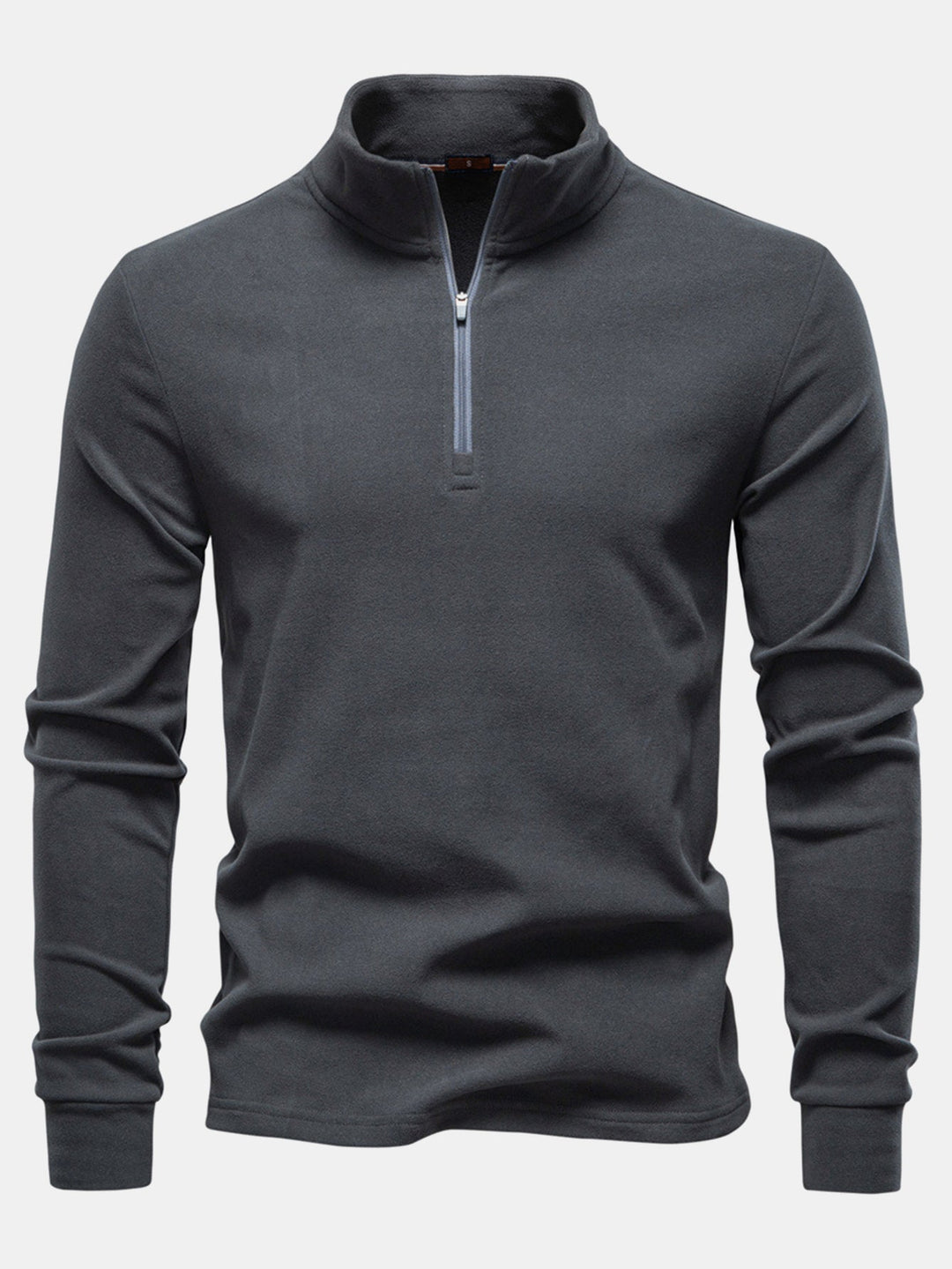 Quarter Zip Long Sleeve T-Shirt