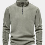 Polar Fleece Quarter Zip Sweatshirt