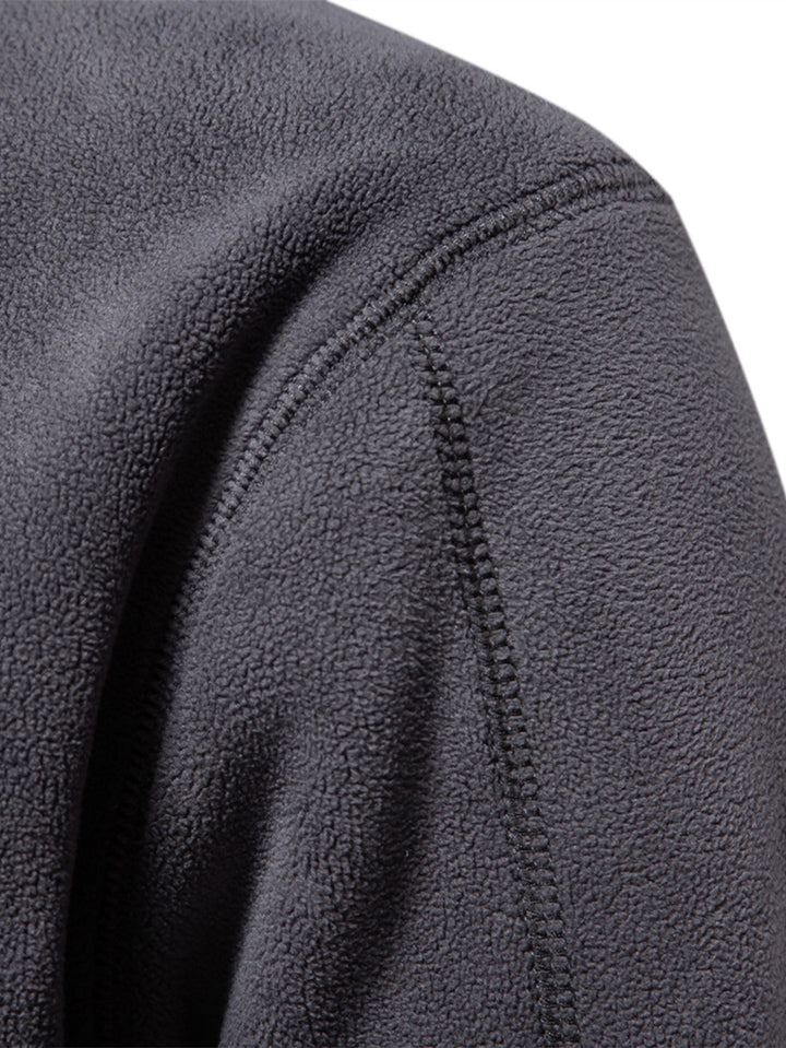 Polar Fleece Quarter Zip Sweatshirt