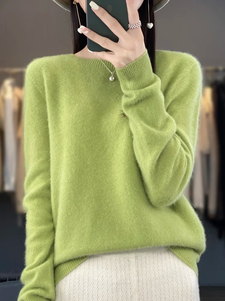 Women's Luxe Soft-Knit Crew Neck Sweater