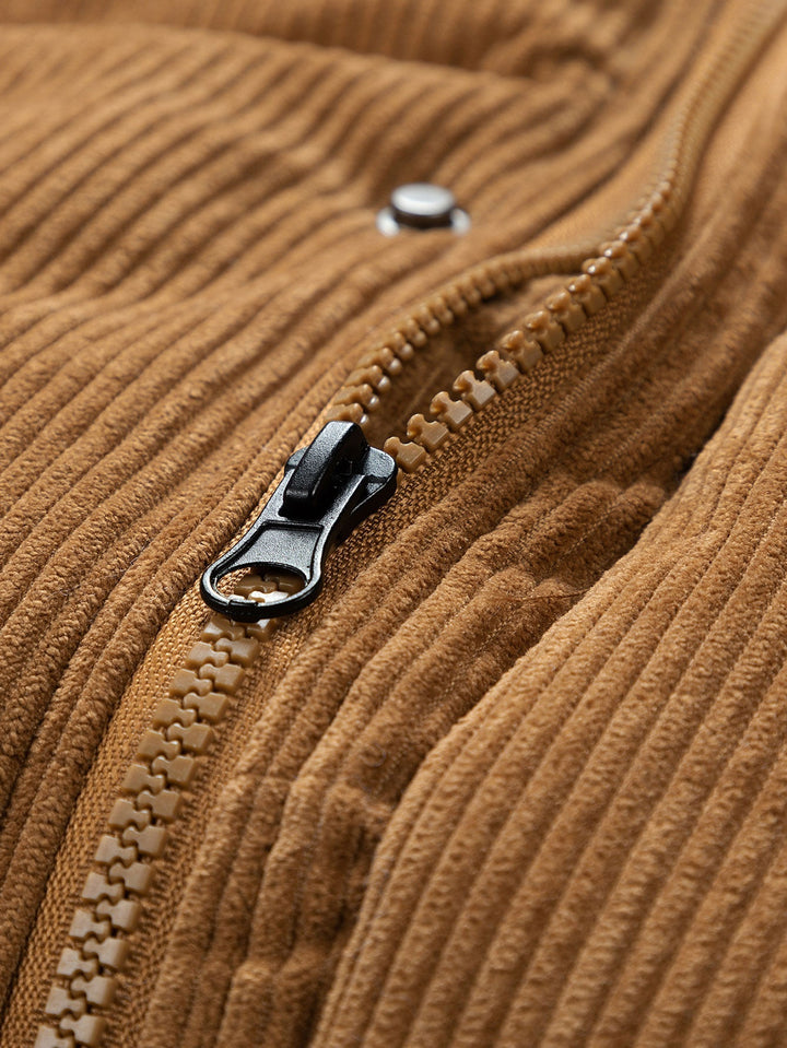 Corduroy Puffer Jacket