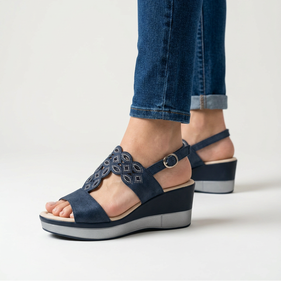Rachele - Comfortable women's wedge sandal