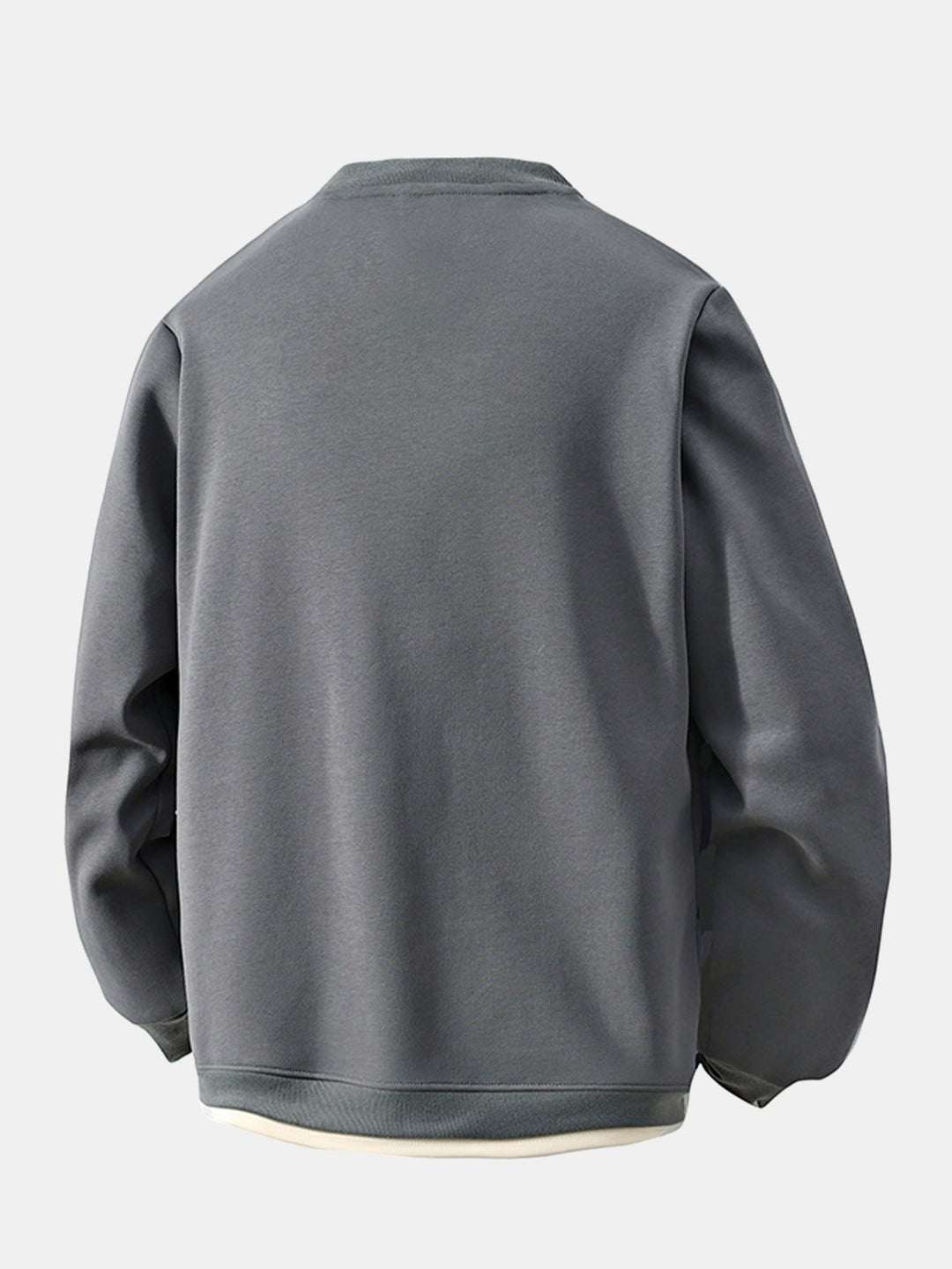 Relax Fit 2 In 1 Crew Neck Sweatshirt