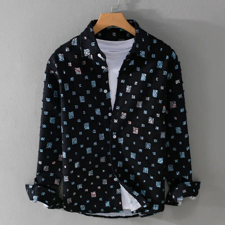 Frayed Denim Shirt