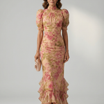 Vianne | Gentle High Neck Maxi Dress