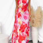 Violet & Grace™ | Vibrant Tropical Evening Dress