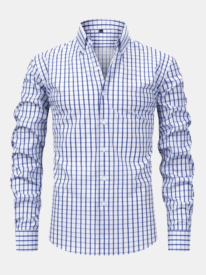 Long Sleeve Plaid Button Up Shirt