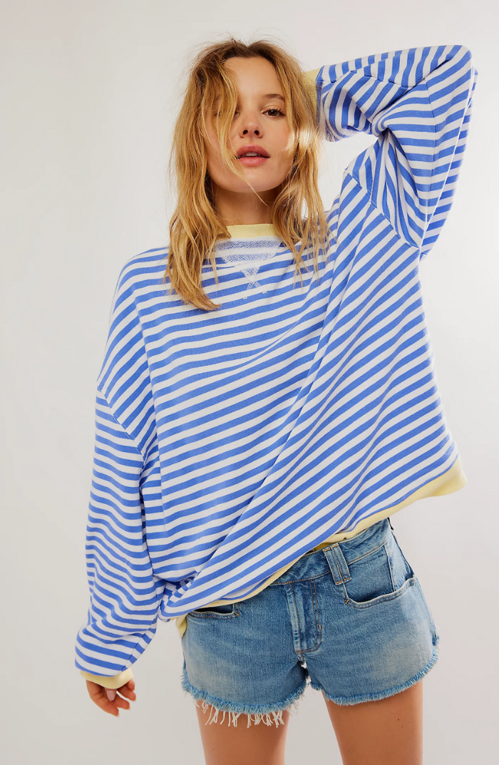 Women's Striped Oversized Sweater