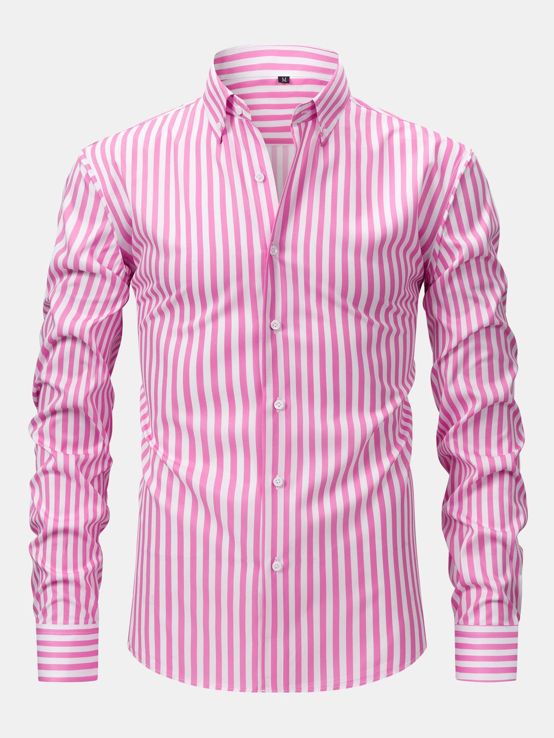 Long Sleeve Stripe Button Up Shirt