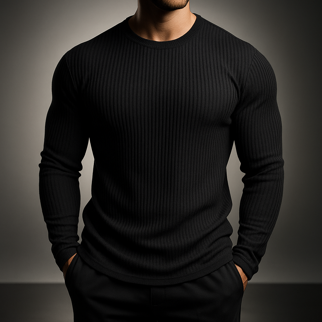 Hefner Rib-Knit Sweater