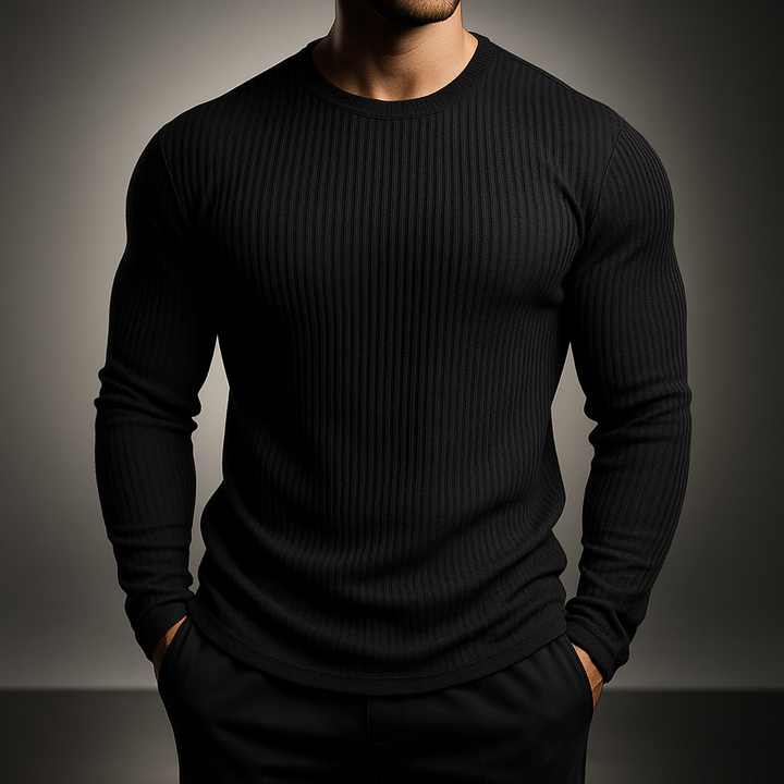 Hefner Rib-Knit Sweater