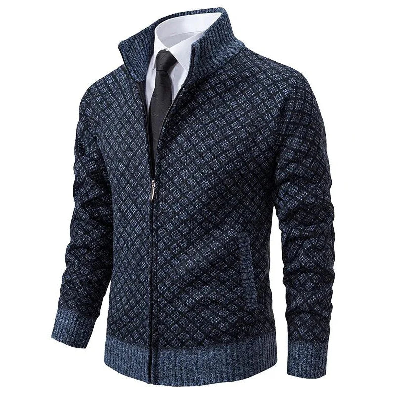 Alistair Patterned Zip Jacket