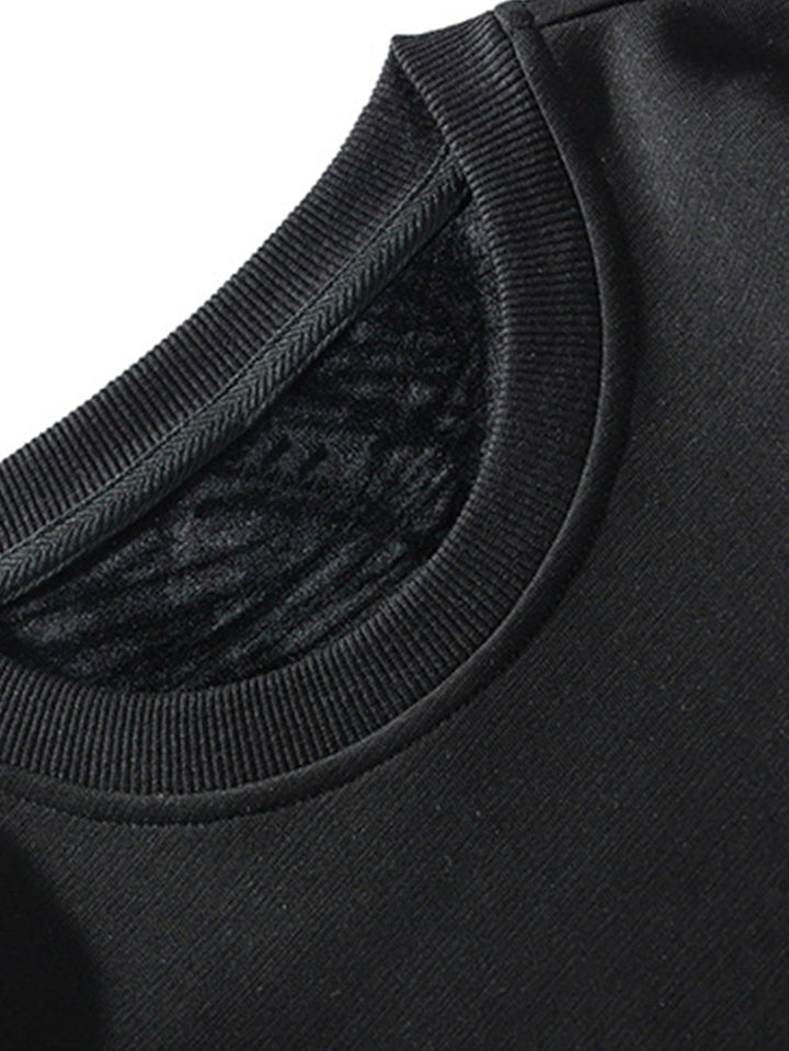Relax Fit 2 In 1 Crew Neck Sweatshirt