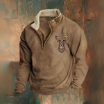 Laurent | Pullover with Half Zipper