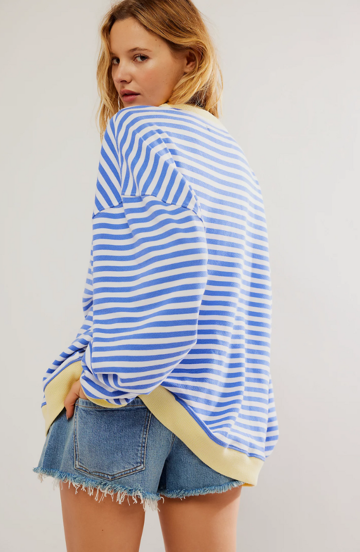 Women's Striped Oversized Sweater