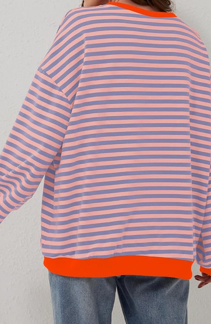 Women's Striped Oversized Sweater