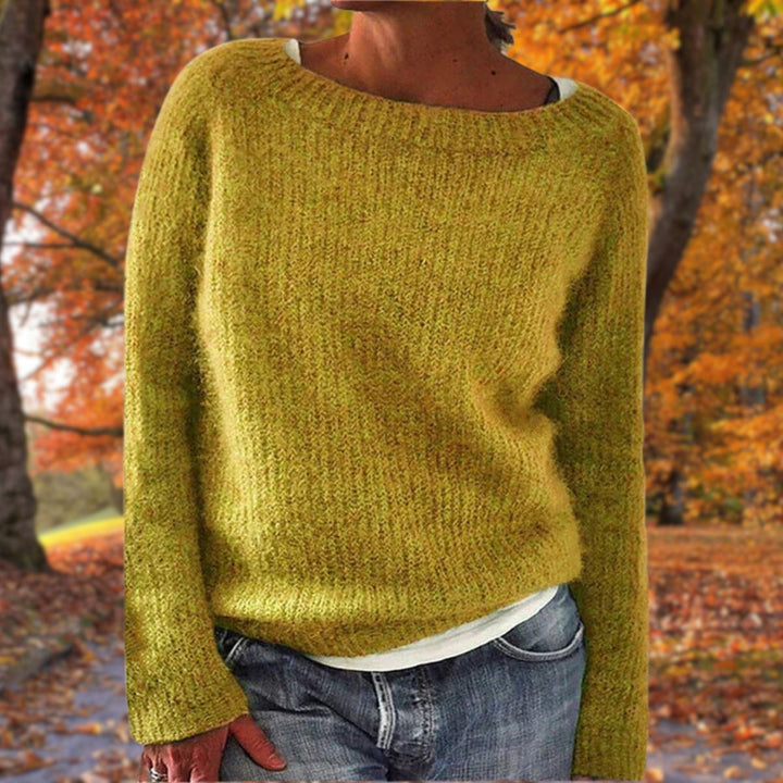 Women’s Loose Knit Sweater Relaxed Fit Pullover