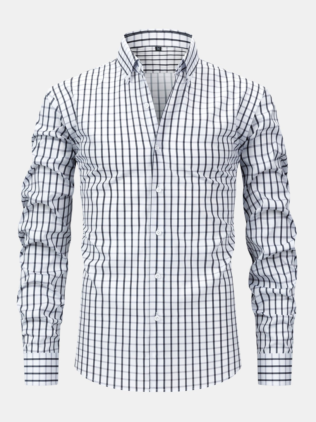 Long Sleeve Plaid Button Up Shirt