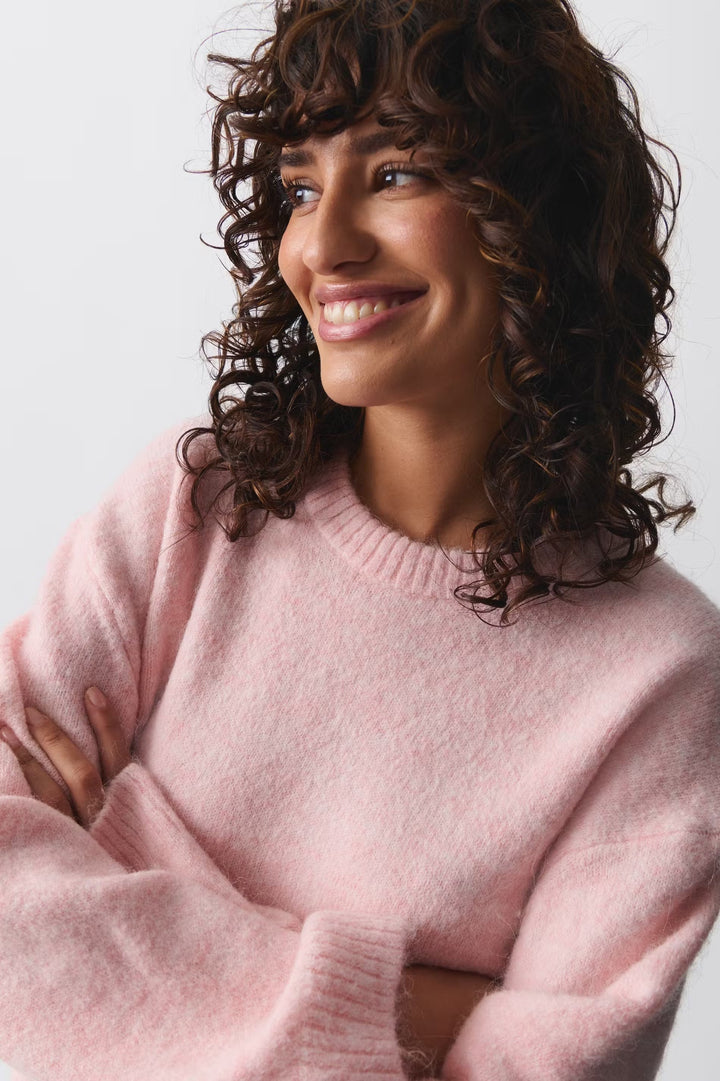 Women's Relaxed Crew Neck Knit Sweater