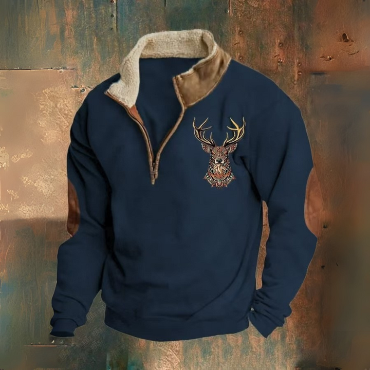 Laurent | Pullover with Half Zipper