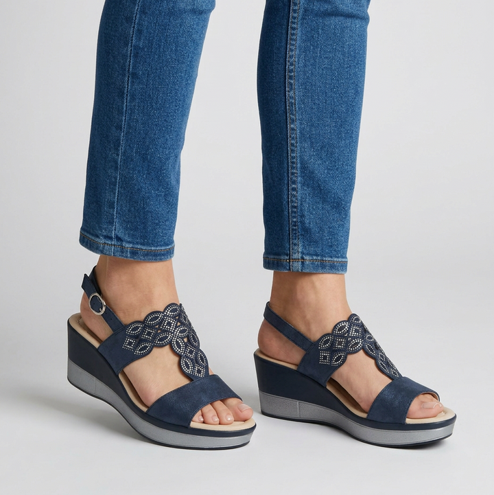 Rachele - Comfortable women's wedge sandal