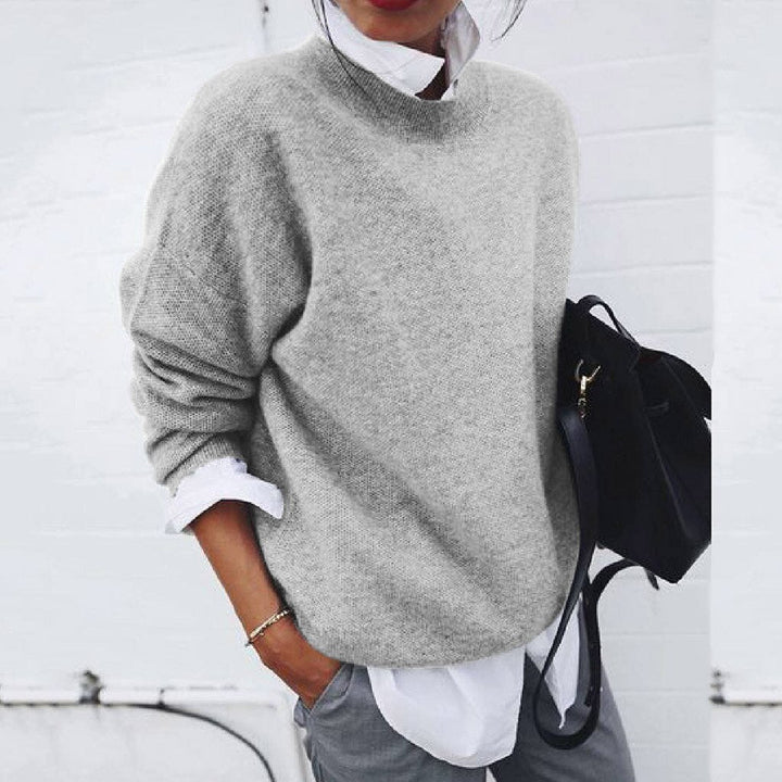 Women's Knit Sweater Round Neck