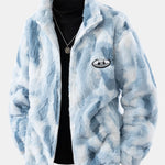 Faux Fur Zip-Up Jacket