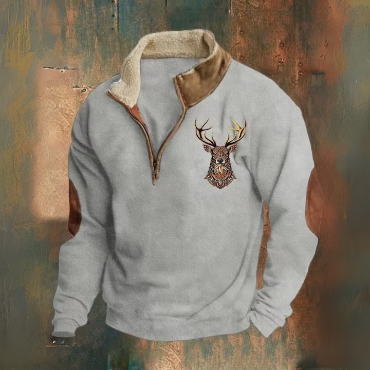 Laurent | Pullover with Half Zipper