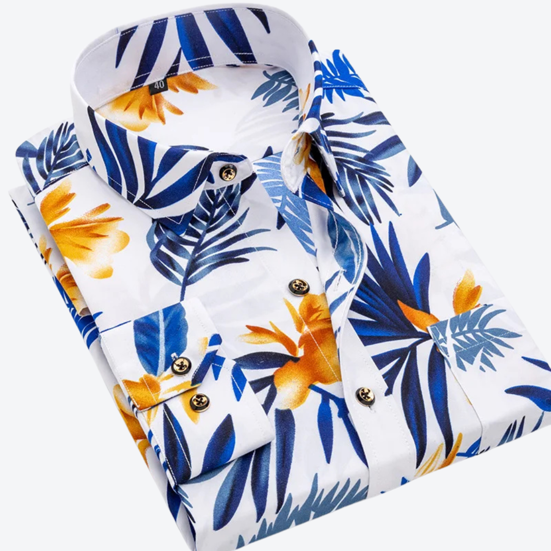 Finnick Nautical Print Shirt