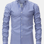 Long Sleeve Stripe Button Up Shirt