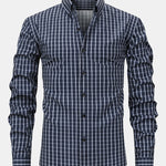 Long Sleeve Plaid Button Up Shirt