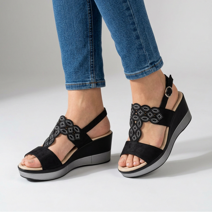 Rachele - Comfortable women's wedge sandal