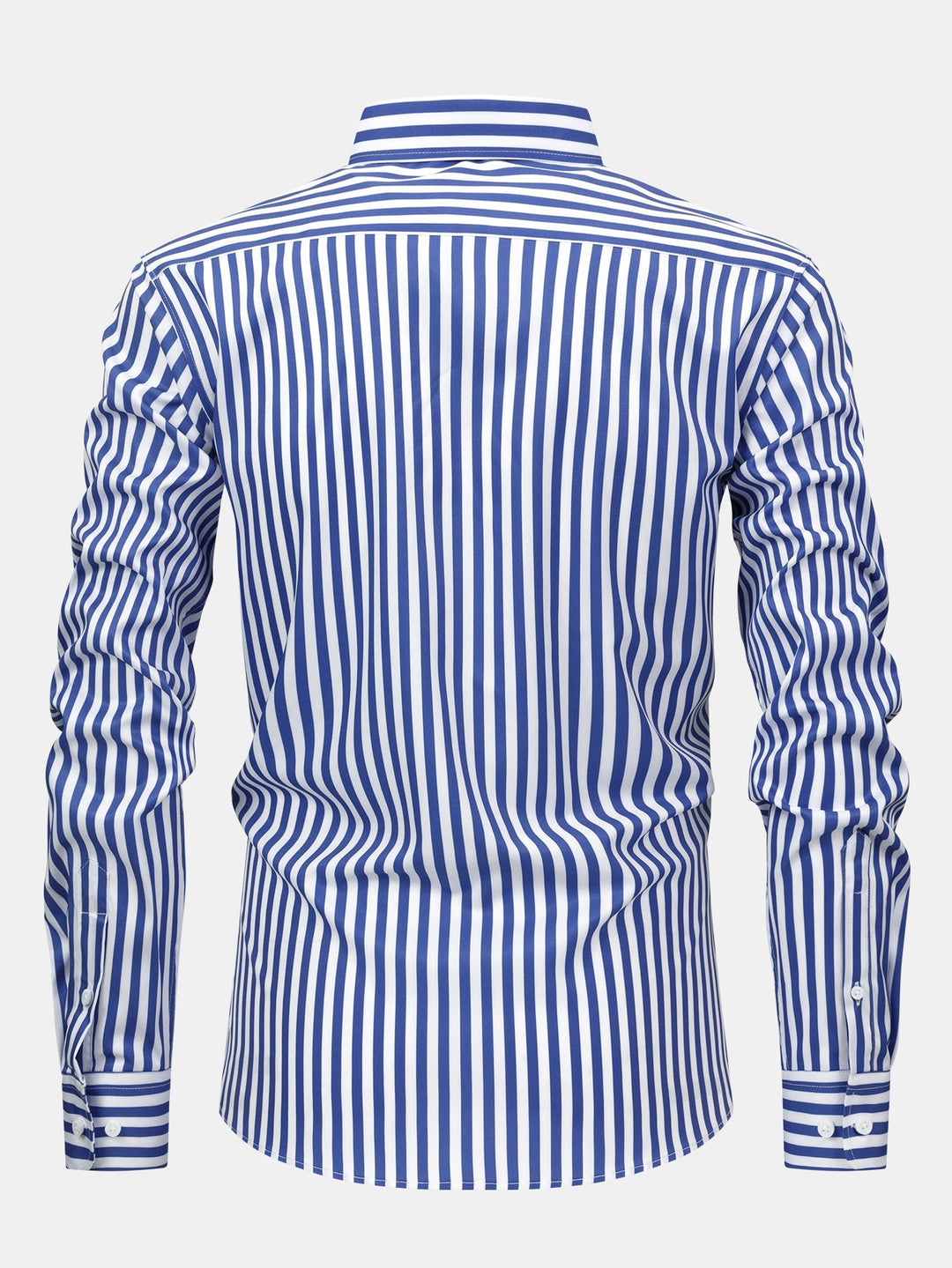Long Sleeve Stripe Button Up Shirt