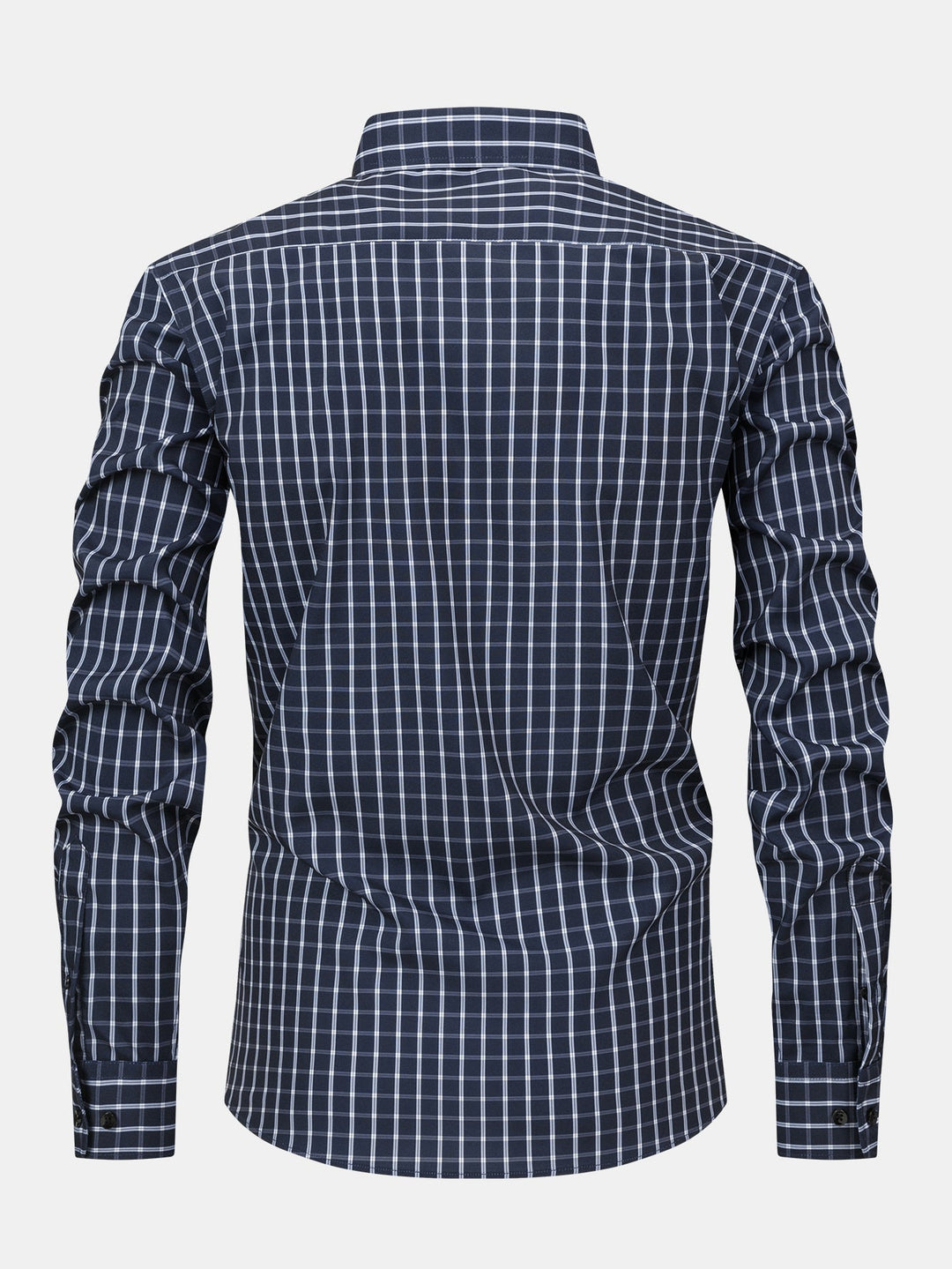 Long Sleeve Plaid Button Up Shirt