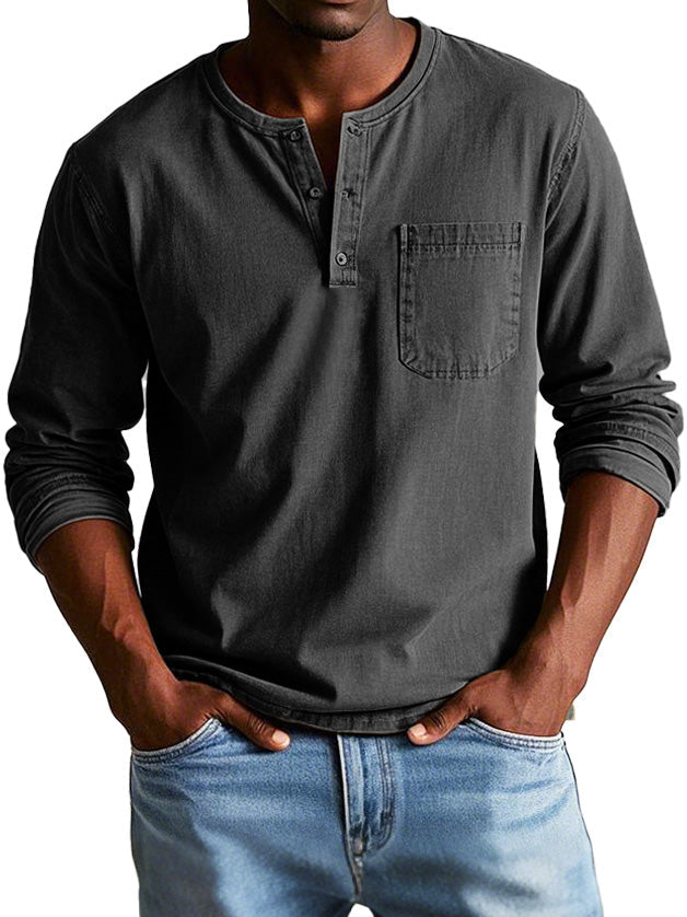 Thomas™ | Vintage Long Sleeve Shirt
