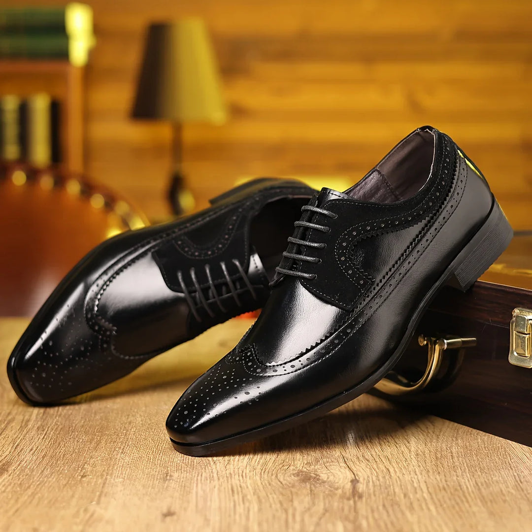 Alexander Prescott Leather Dress Shoes
