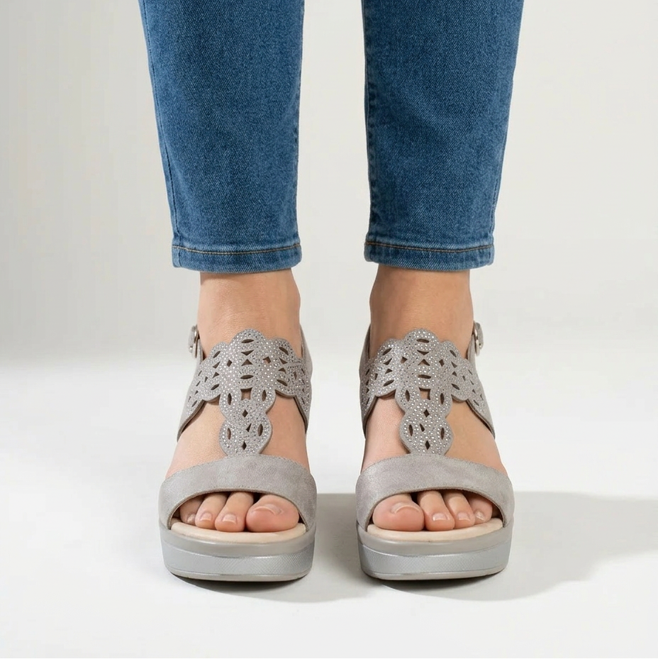 Rachele - Comfortable women's wedge sandal