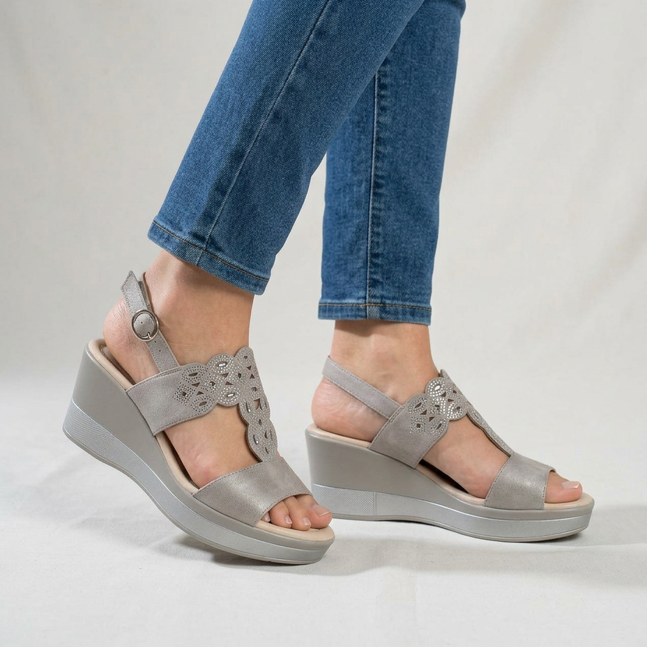 Rachele - Comfortable women's wedge sandal