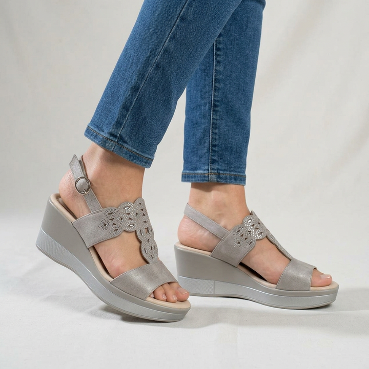 Rachele - Comfortable women's wedge sandal