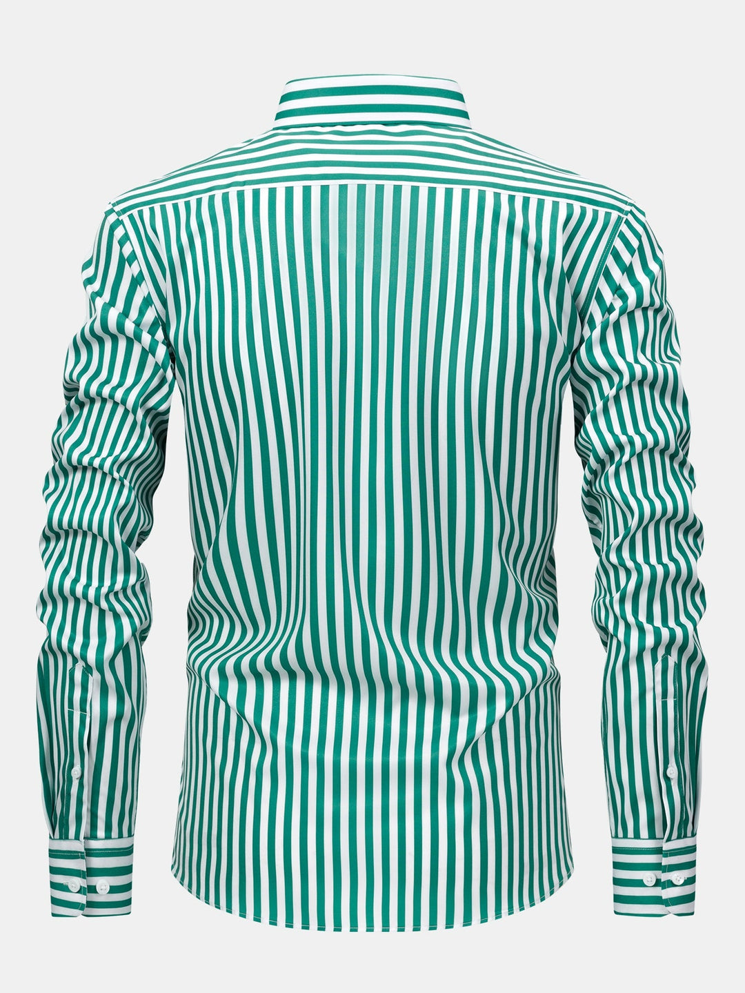 Long Sleeve Stripe Button Up Shirt