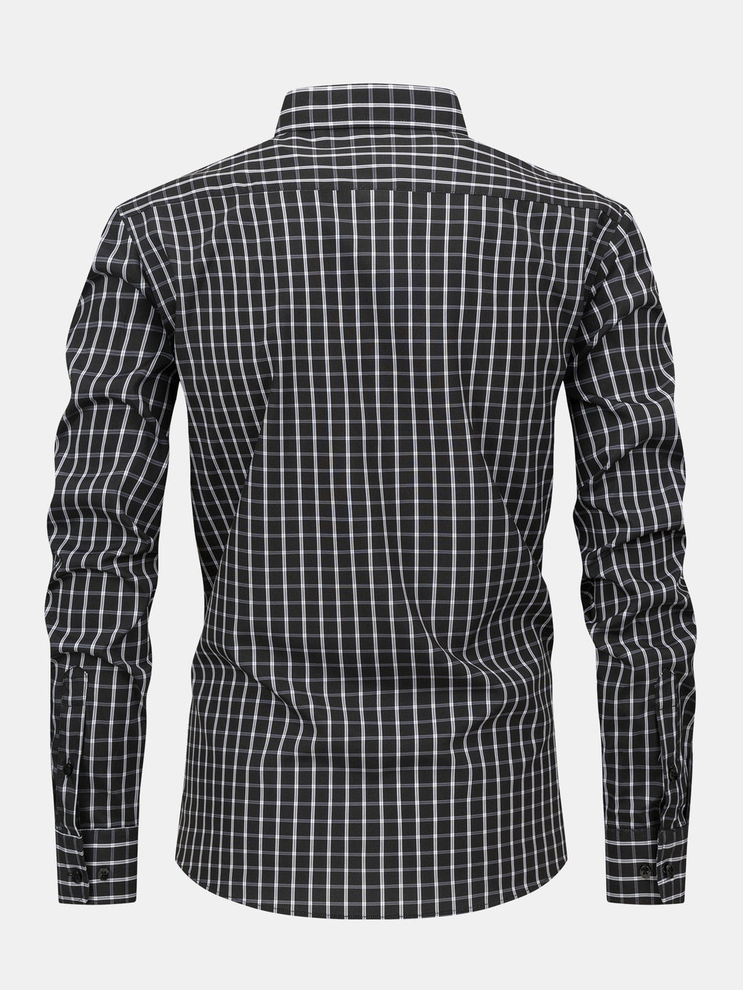 Long Sleeve Plaid Button Up Shirt