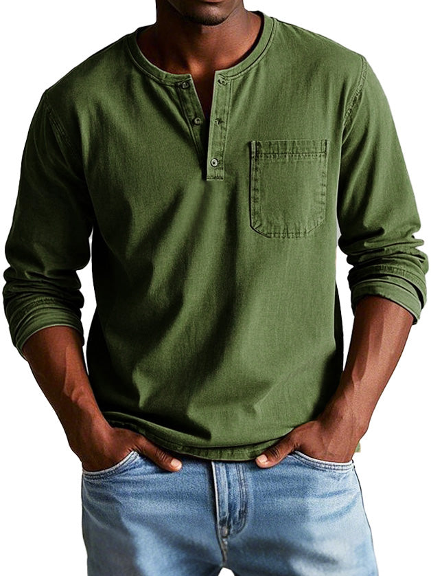 Thomas™ | Vintage Long Sleeve Shirt