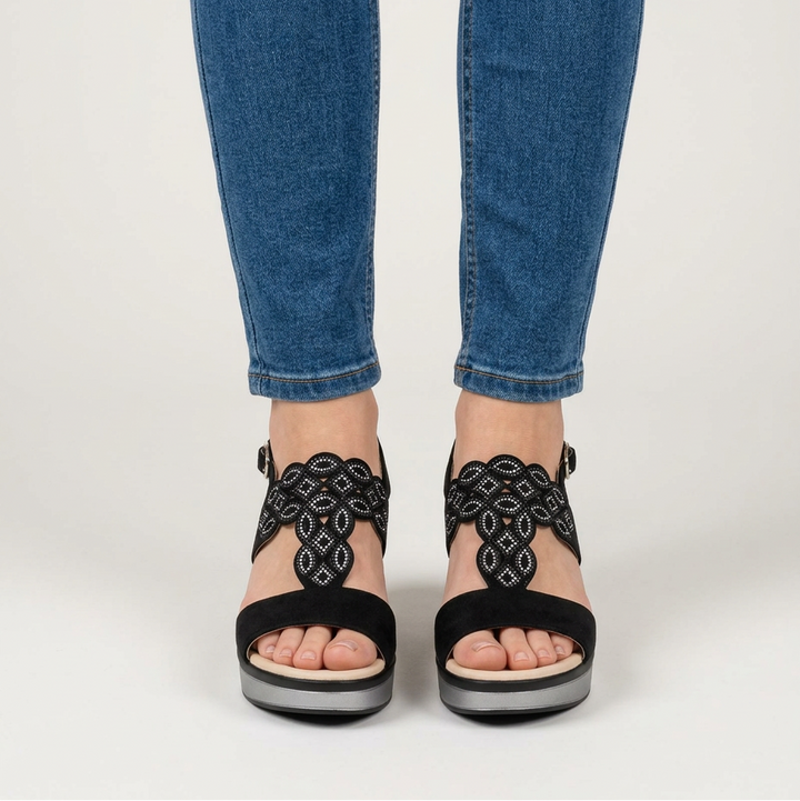 Rachele - Comfortable women's wedge sandal