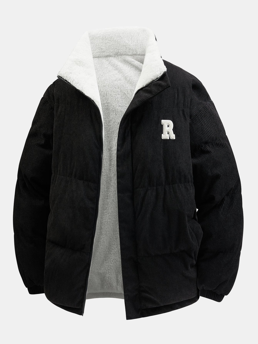Reversible Teddy Fleece Corduroy Coat