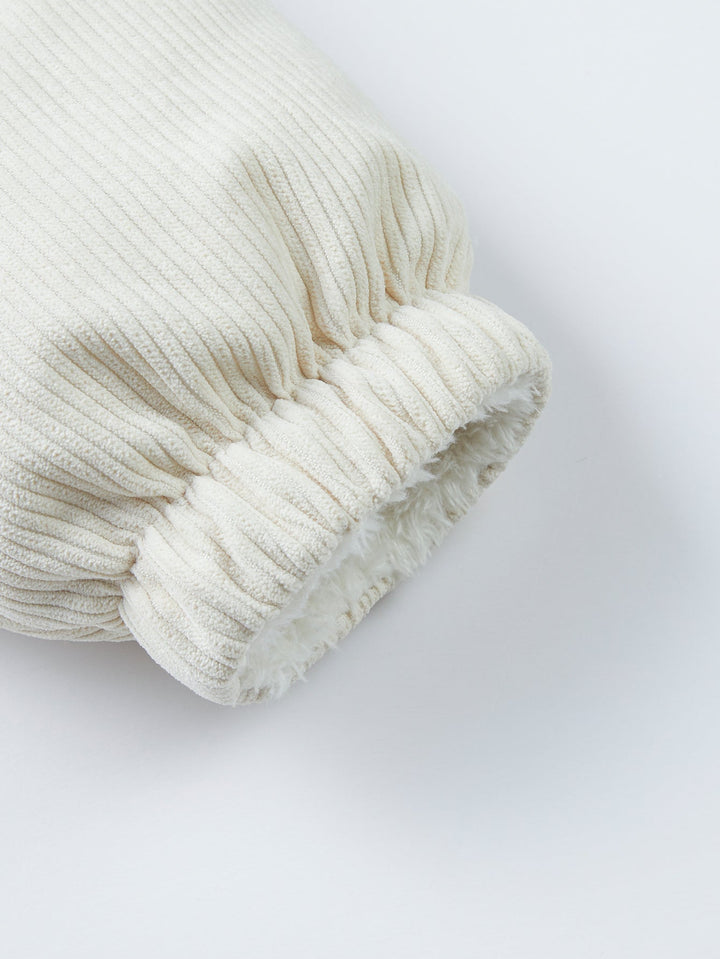 Reversible Teddy Fleece Corduroy Coat