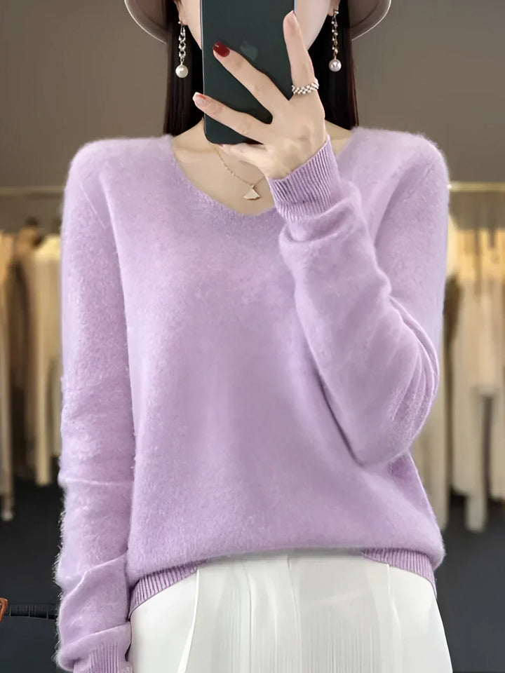 Soft Knit Pullover Women Casual Wear